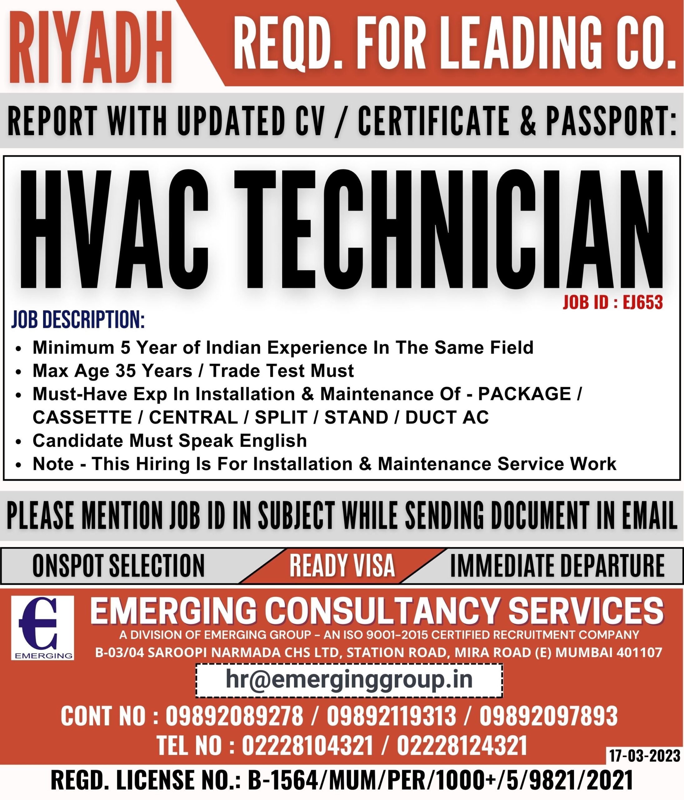 REQD. FOR LEADING LOGISTIC CO.-97c5272f