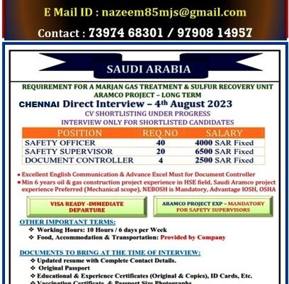 SAUDI Aramco-Client Intw on 4th Aug