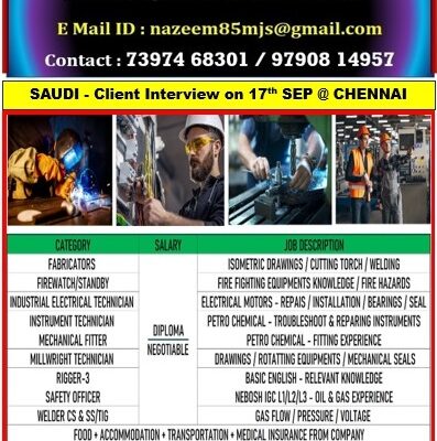 SAUDI-Client Interview on 17th SEP