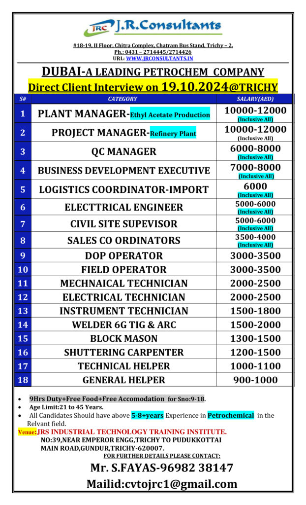 JR CONSULTANTS