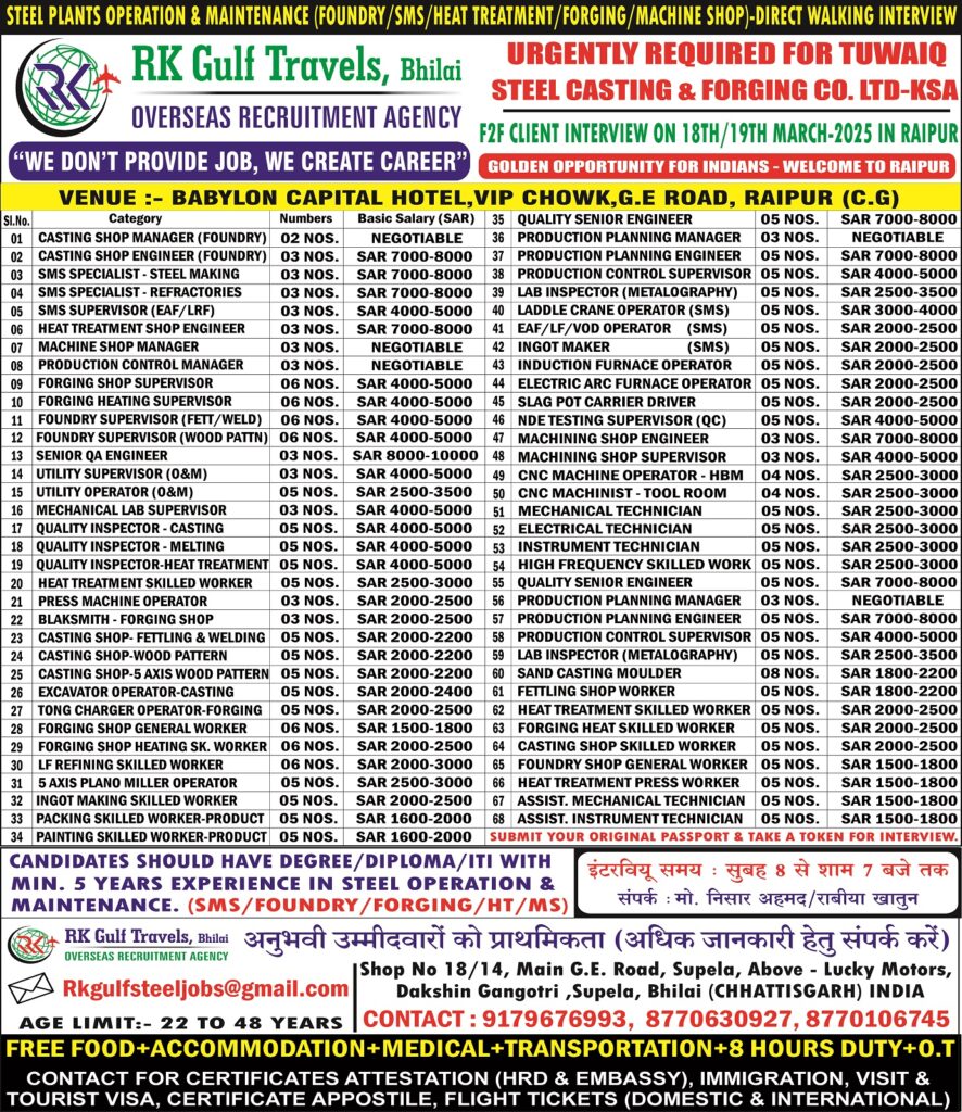 RK GULF TRAVELS, BHILAI.