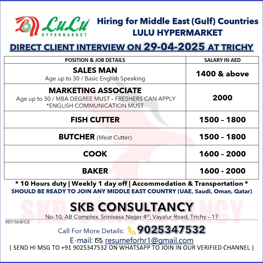 SKB CONSULTANCY – TRICHY