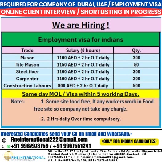 FINE INTERNATIONAL HR