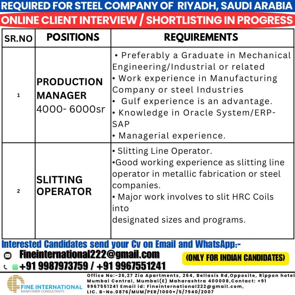 FINE INTERNATIONAL HR