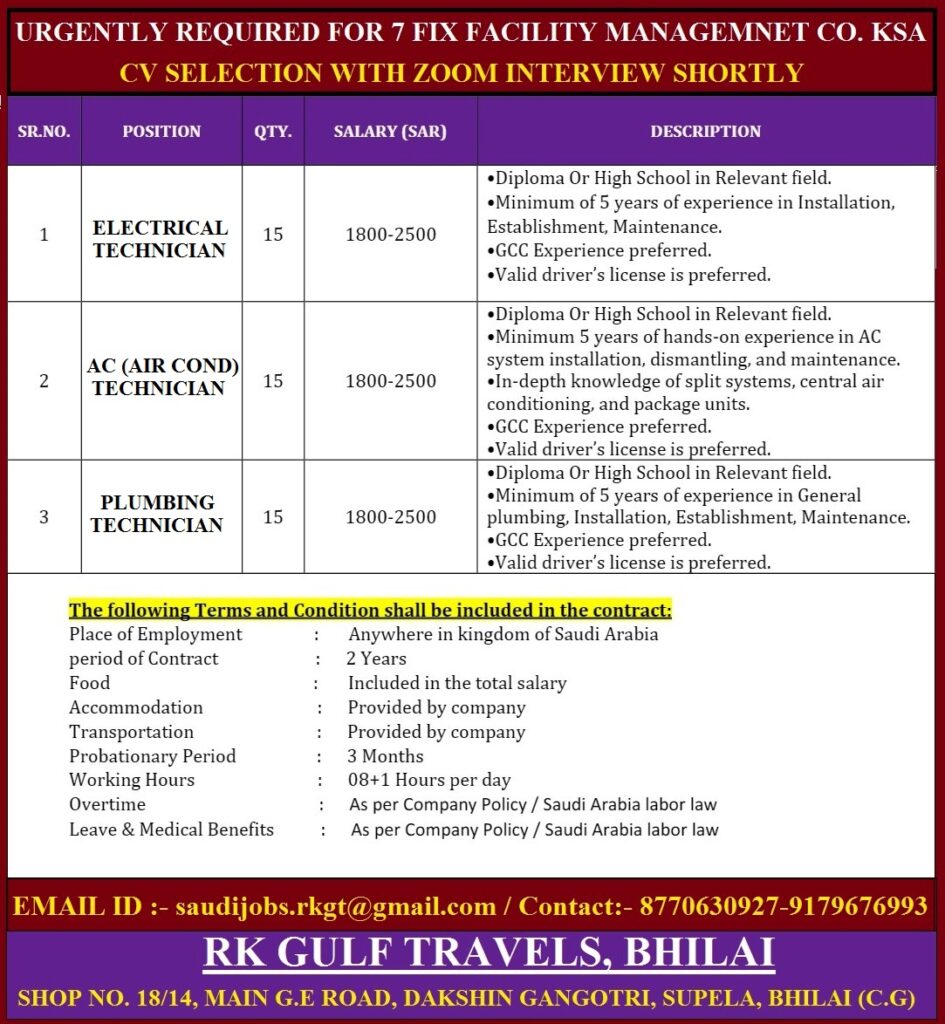 RK GULF TRAVELS, BHILAI.