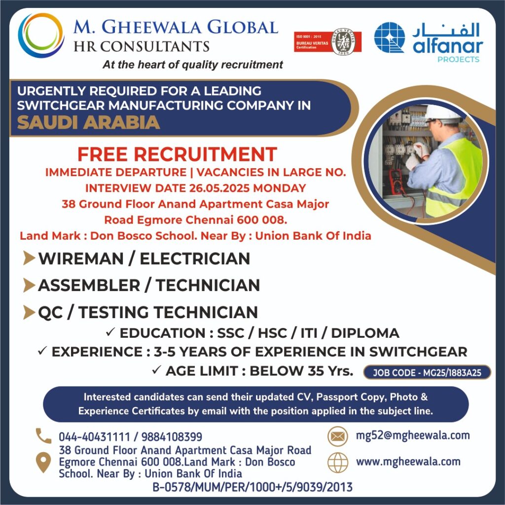 M GHEEWALA GLOBAL HR CONSULTANTS CHENNAI