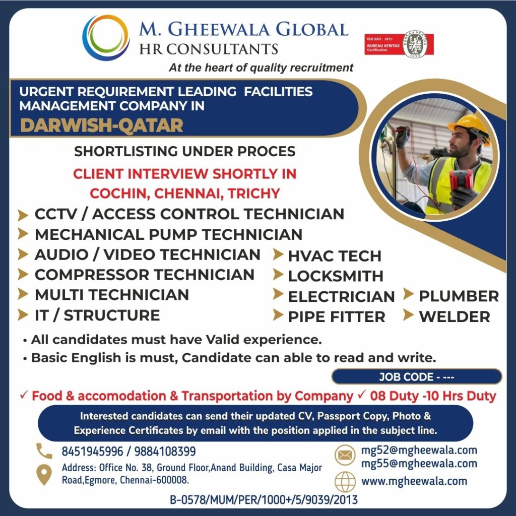 M GHEEWALA GLOBAL HR CONSULTANTS CHENNAI