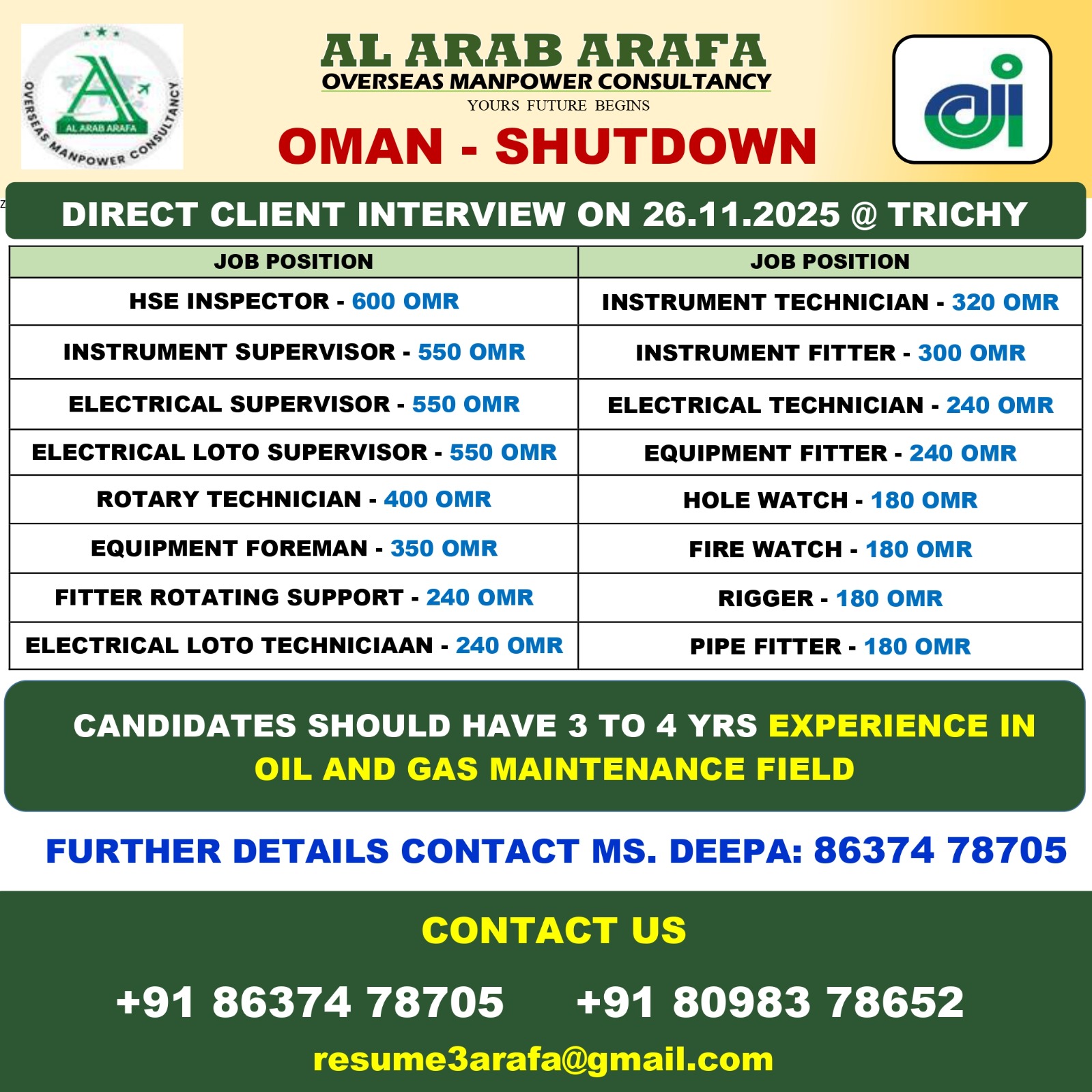 AL ARAB ARAFA OVERSEAS MANPOWER CONSULTANCY