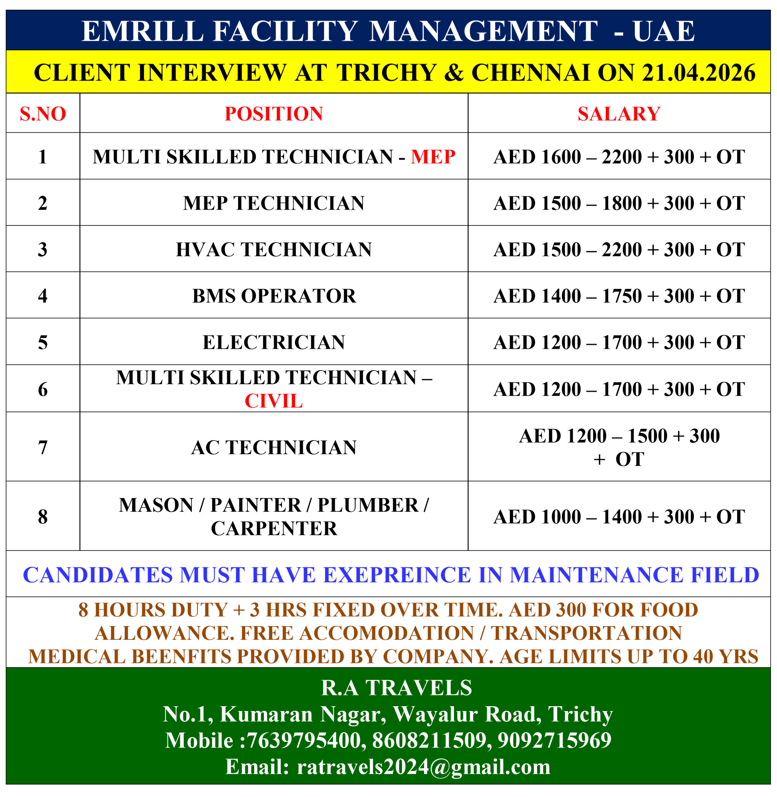 EMRILL FACILITY MANAGEMENT – UAE