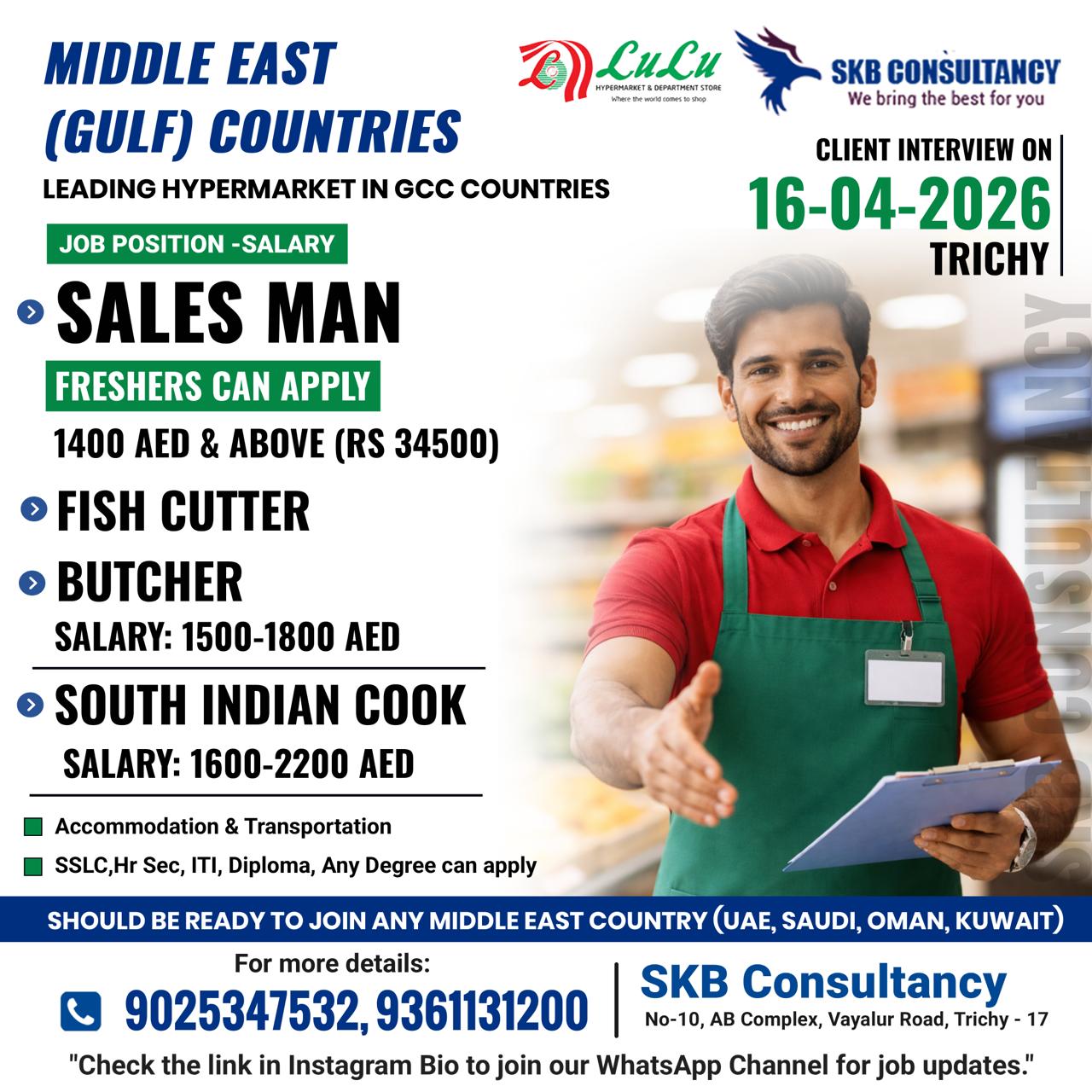 HIRING FOR MIDDILE EAST (GULF) COUNTRIES 1