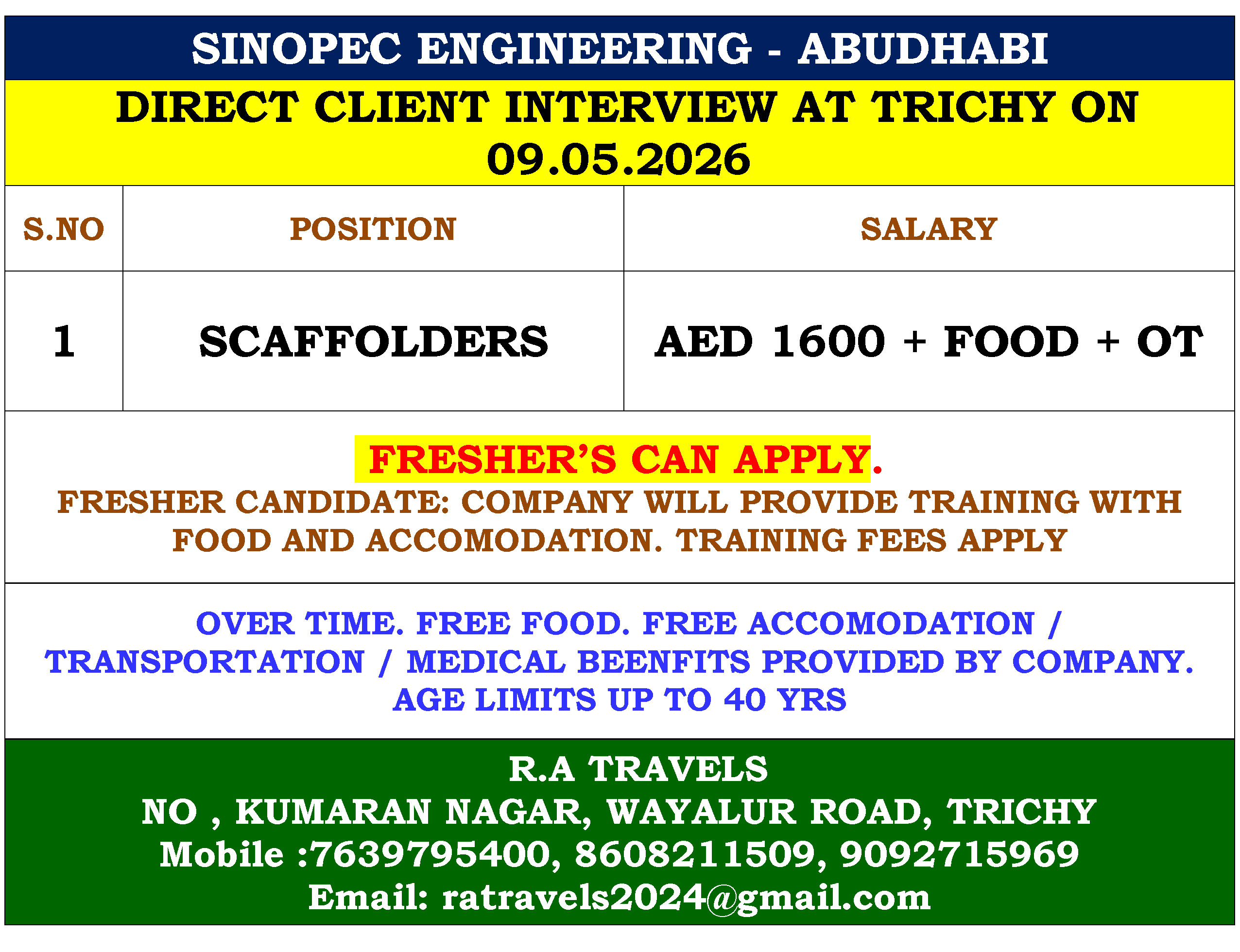 SINOPEC ENGINEERING – ABUDHABI