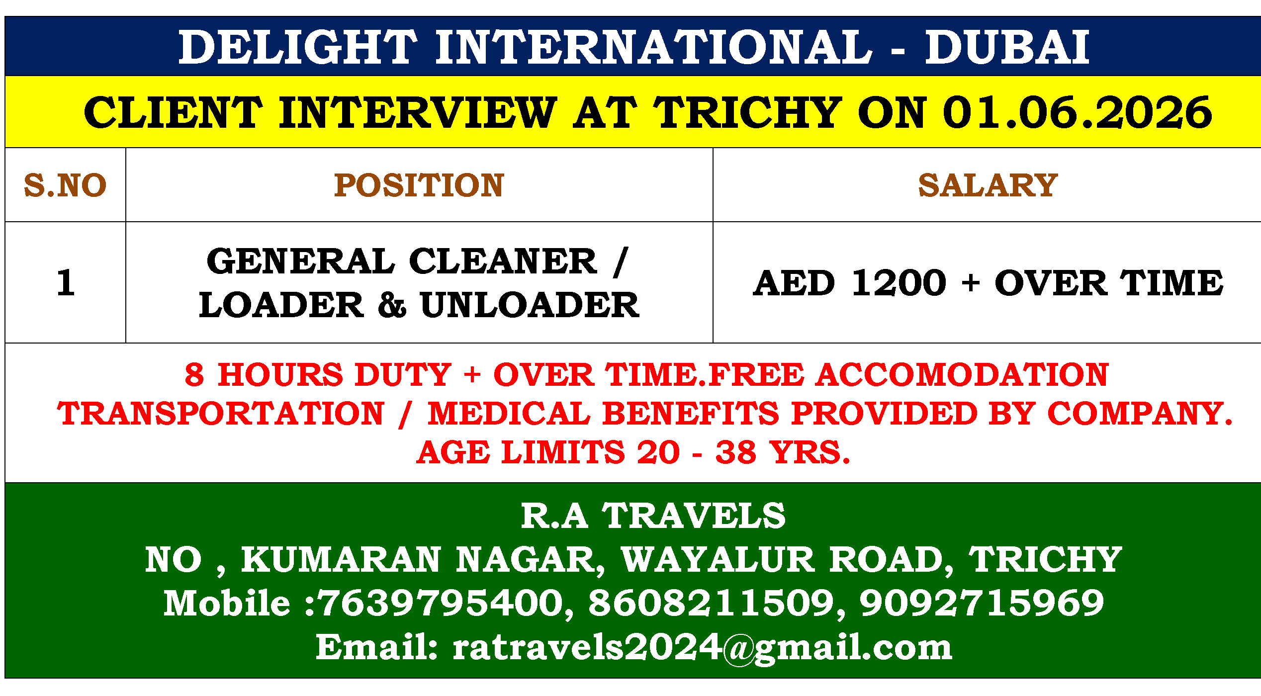 DELIGHT INTERNATIONAL – DUBAI