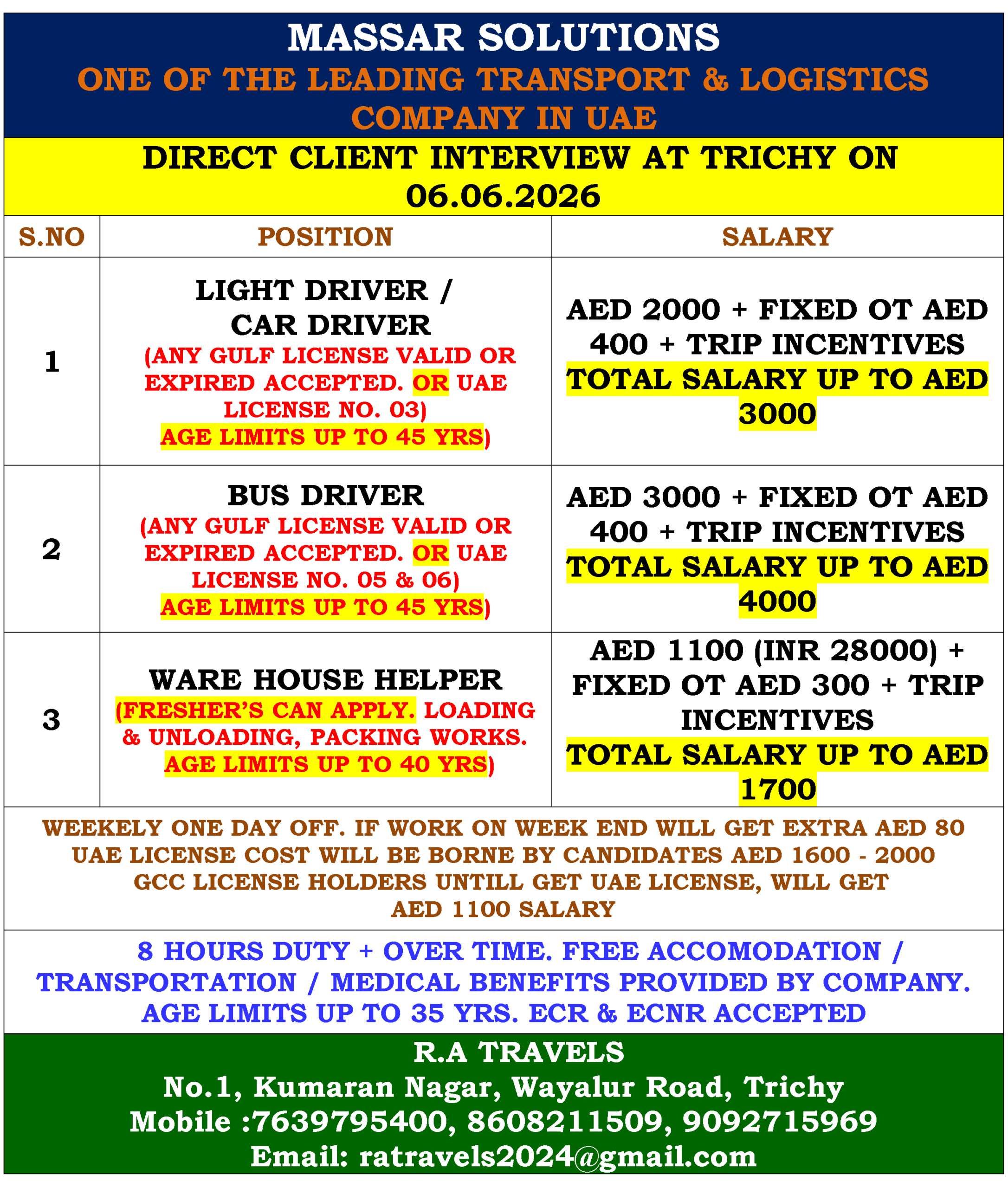 MASSAR SOLUTIONS ONE OF THE LEADING TRANSPORT & LOGISTICS COMPANY IN UAE