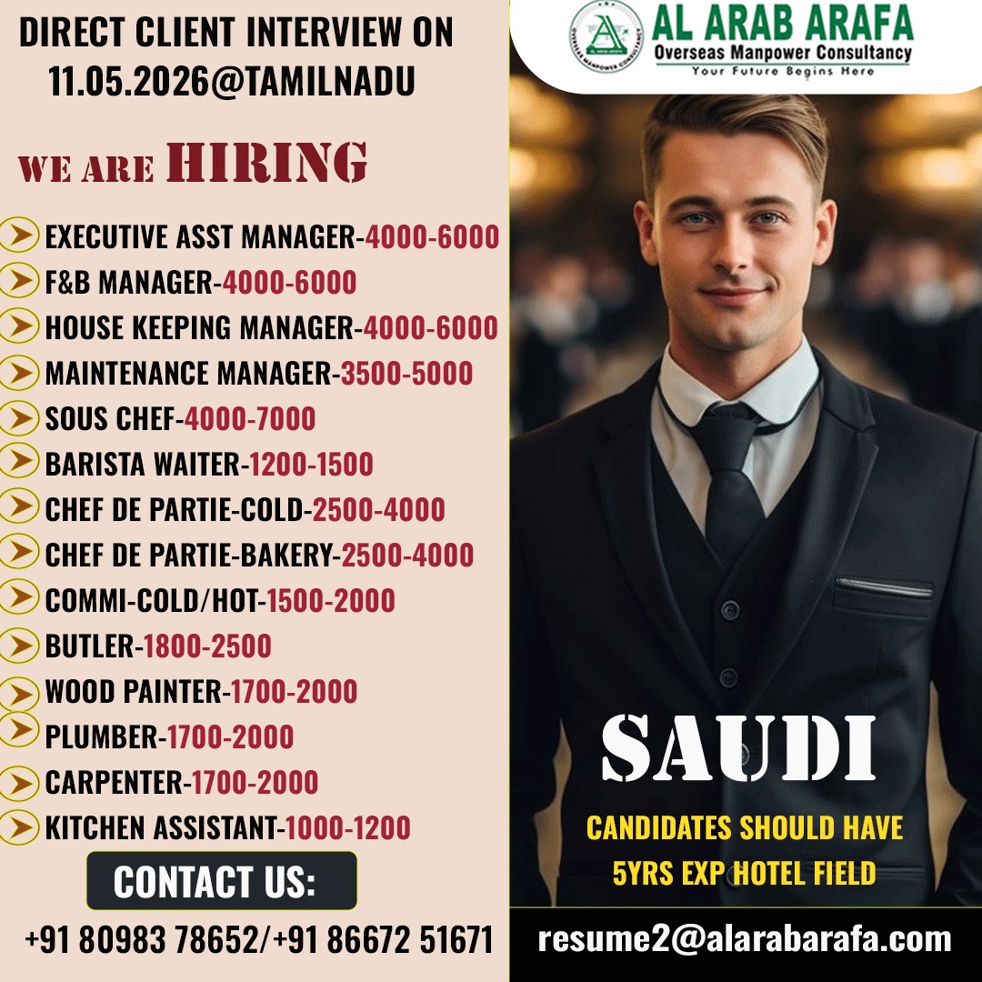[Job Role] Jobs in [Country] – [Consultancy Name] Walk-in Interview 2026