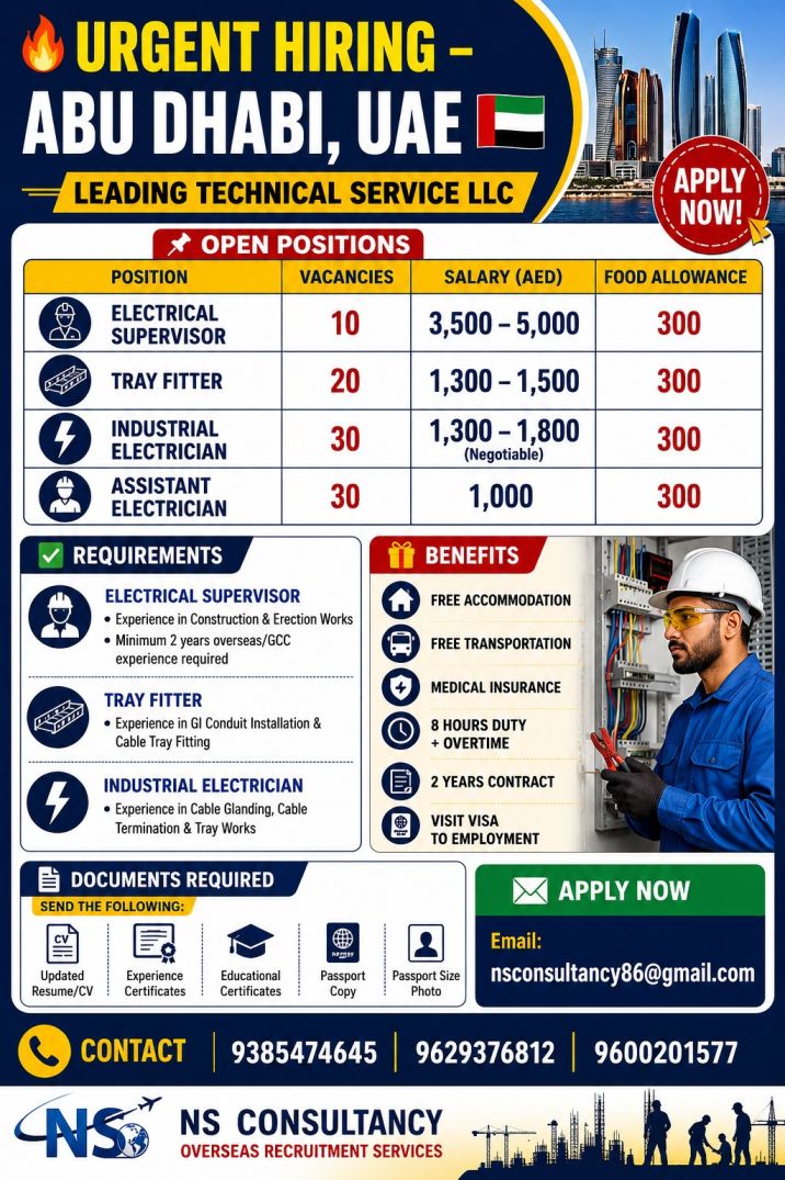 LEADING TECHNICAL SERVICE LLC REQUIREMENT FOR UAE