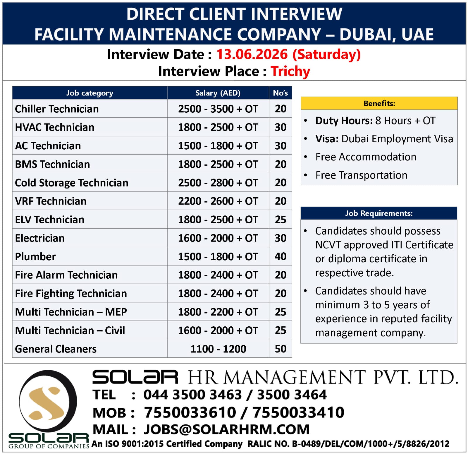 Direct Client Interview – UAE