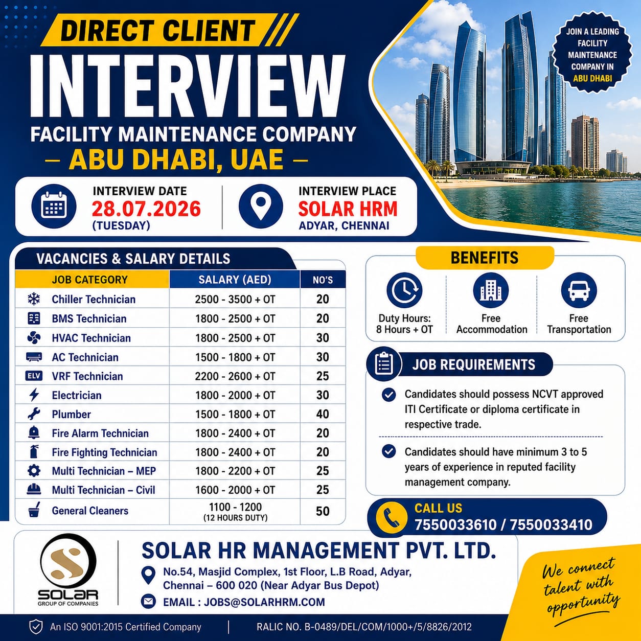 Direct Client Interview – UAE