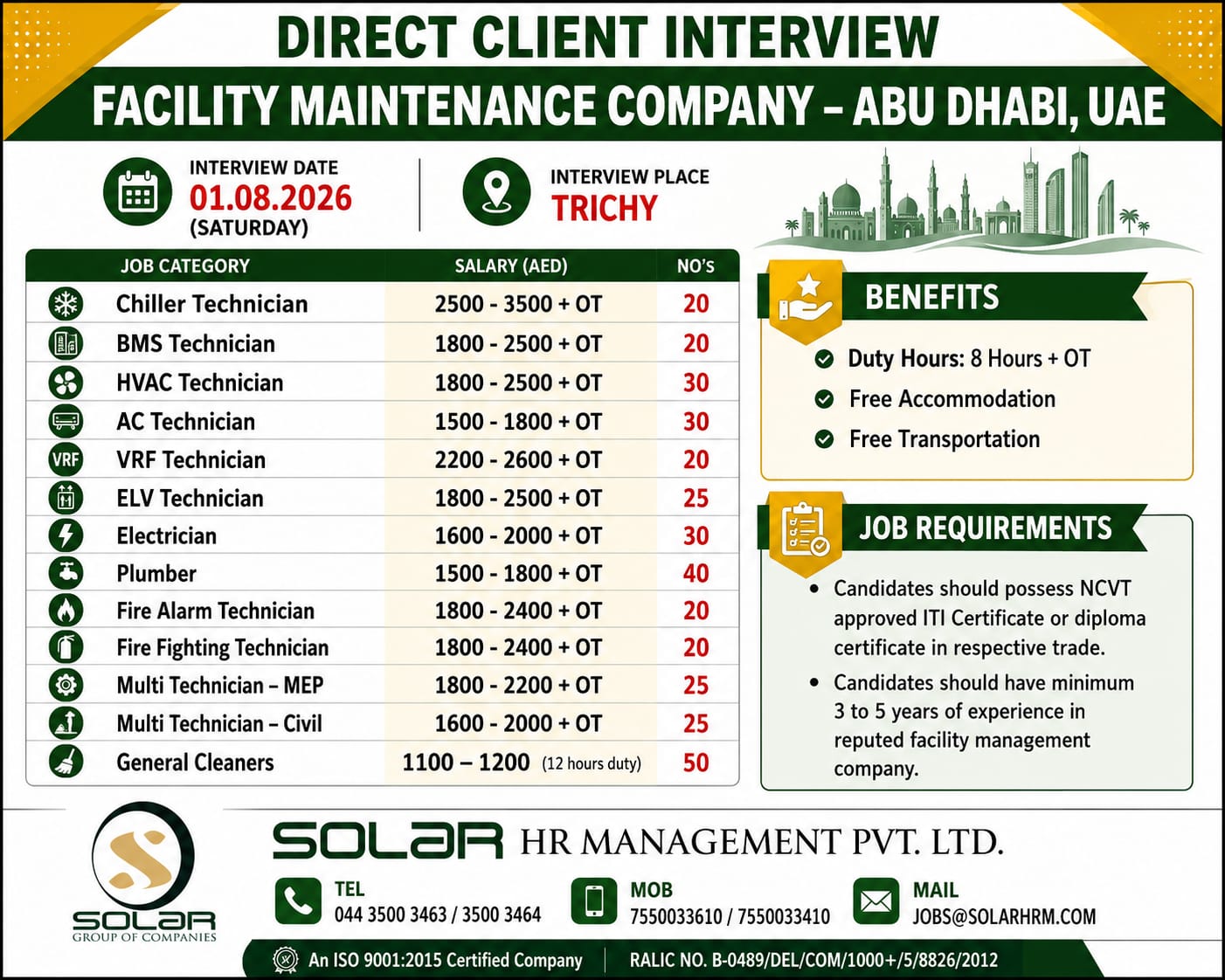 Direct Client Interview – UAE