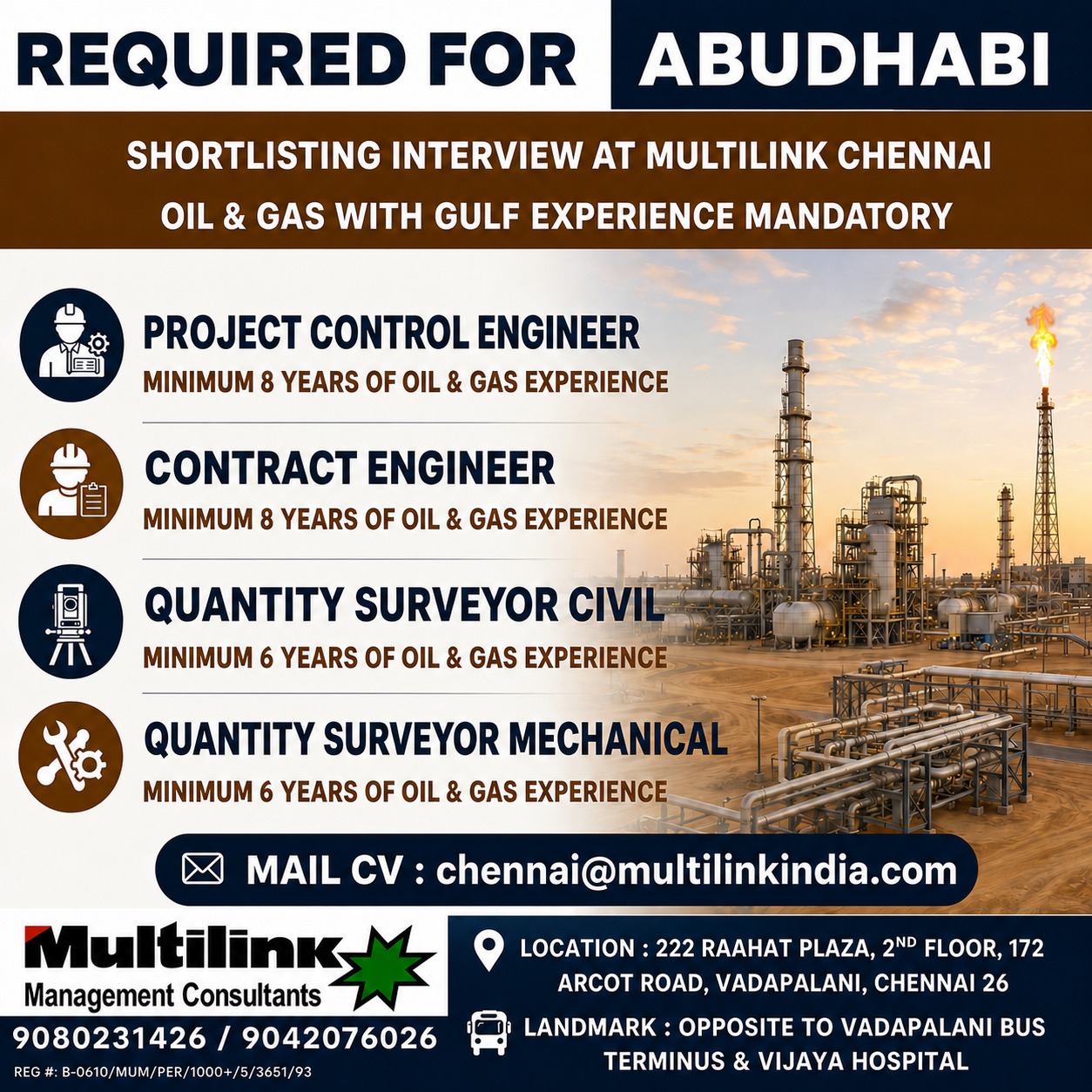 QC INSPECTOR – ABU DHABHI