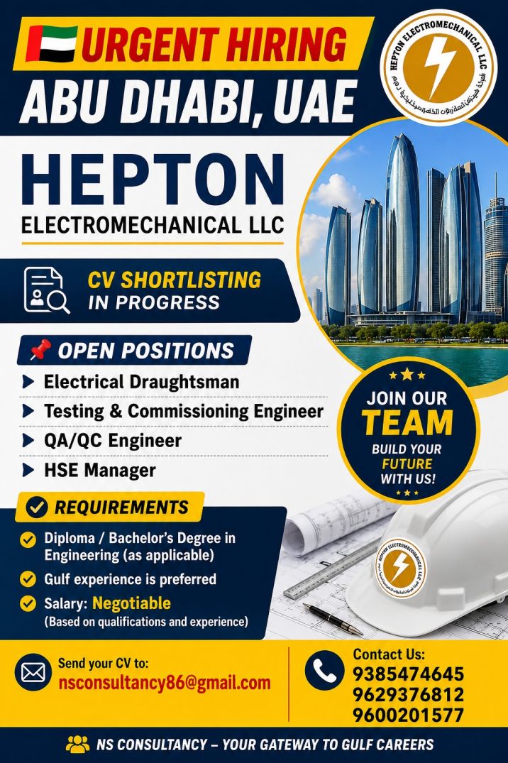 LEADING ELECTROMECHANICAL LLC REQUIREMENT FROM UAE