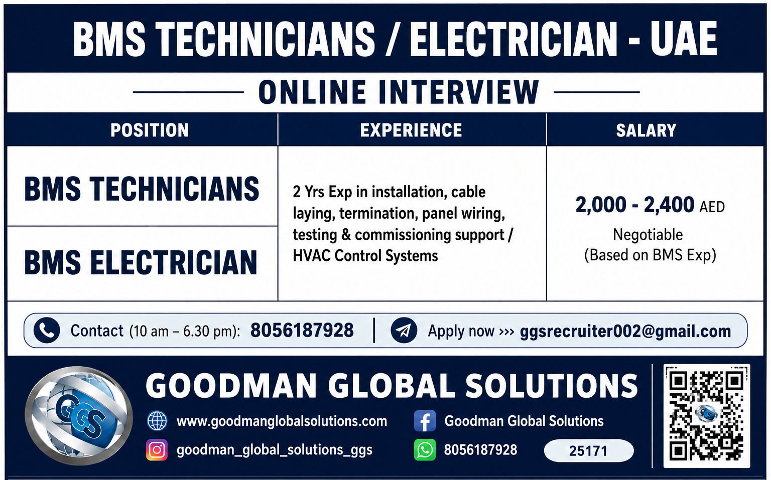 URGENT REQUIREMENT-UAE- LONG TERM ONLINE INTERVIEW -CV SHORTLISTING UNDER PROCE