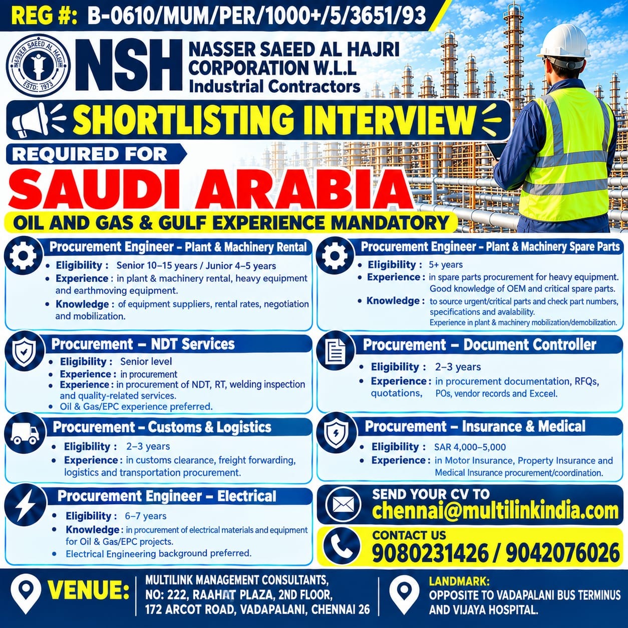 NASSER S AL HAJRI CORPORATION – SAUDI ARABIA