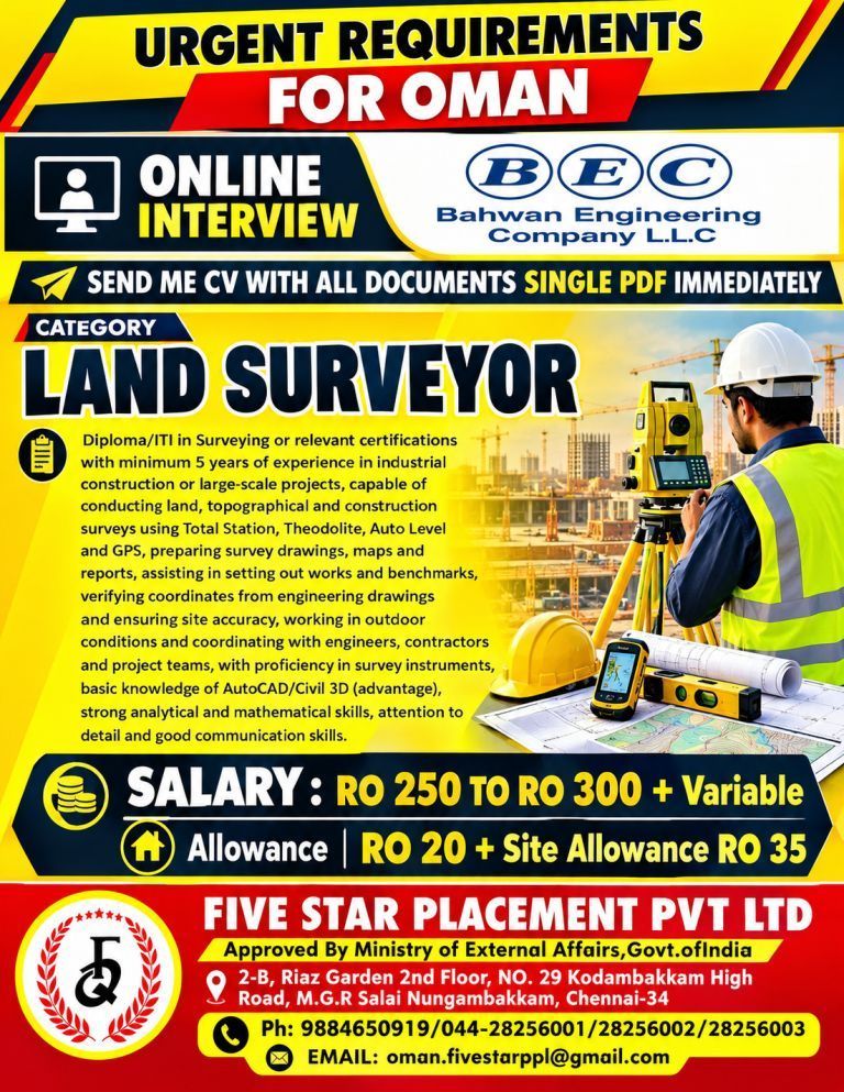URGENT REQUIREMENT FOR OMAN