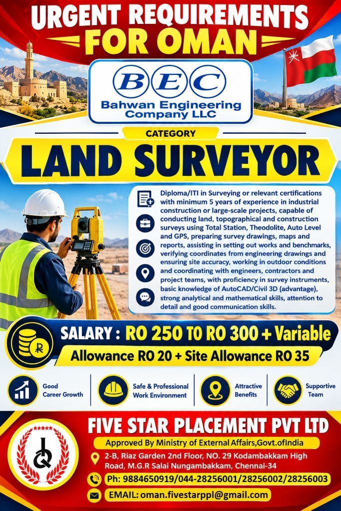 URGENT REQUIREMENT FOR OMAN