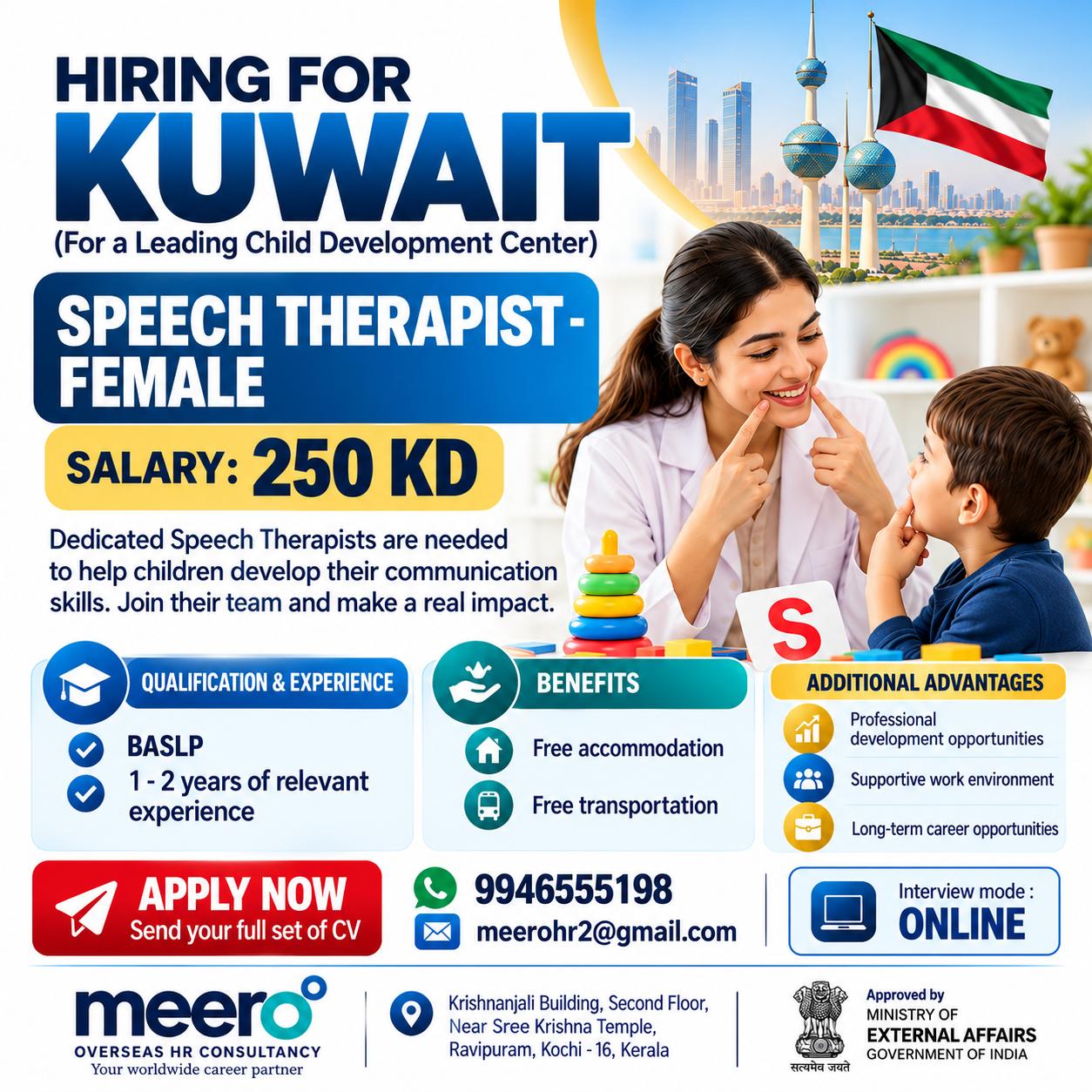 HIRING FOR KUWAIT